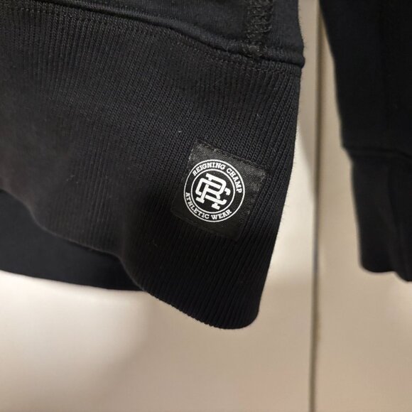 Reigning Champ Black Pullover Hoodie - Medium - Picture 10 of 11